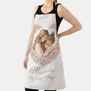 Tablier Mama — Mon Premier Chez Moi Fleurs de Mère et Fi