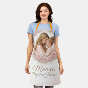 Tablier Mama — Mon Premier Chez Moi Fleurs de Mère et Fi