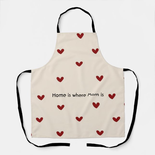 Tablier Maman Apron - Jolie Fête des Mères Cadeau de cuisi (Recto)