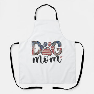 Tablier Maman Chien 14 juillet Maman Américaine