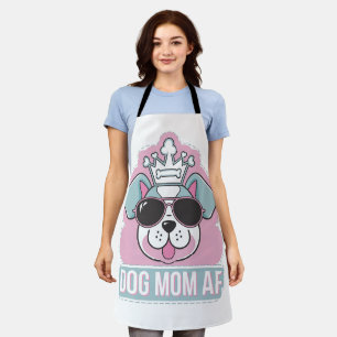 Tablier Maman Chien AF - Design Drôle de Maman Chien