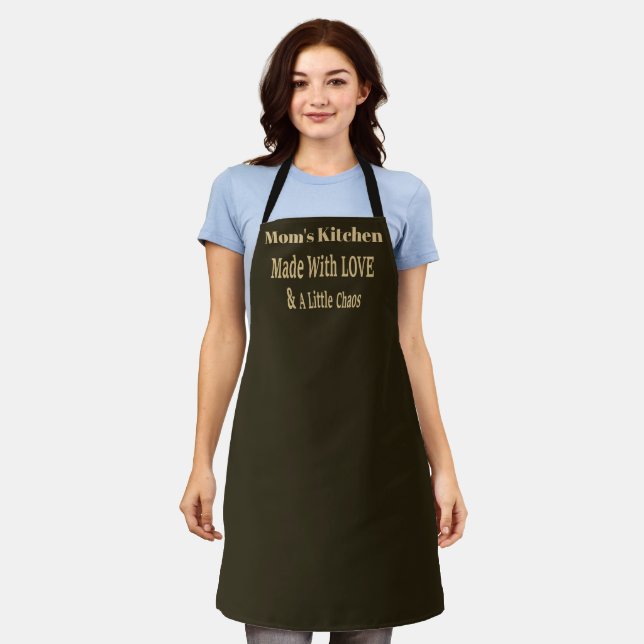 Tablier Maman Cuisine Drôle (Porté)