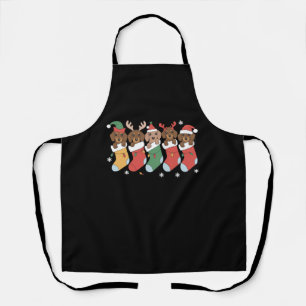 Tablier Maman Dachshund Noël Cadeau pour Amoureux de Chien