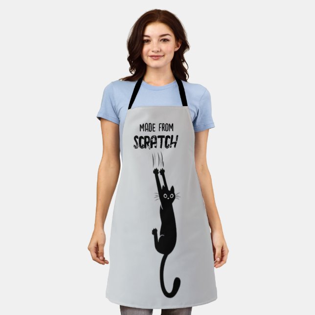 Tablier Maman de chat Apron, Cute Apron de chat, Apron drô (Porté)