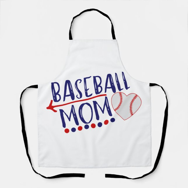Tablier Maman du baseball (Recto)