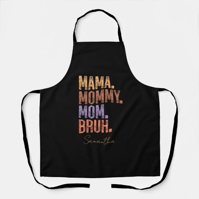 Tablier Maman. Maman. Maman. Bruh (Recto)
