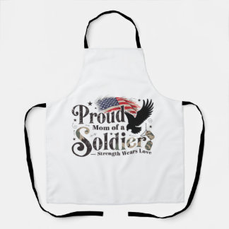 Tablier Maman militaire fière Art de fierté de soldat