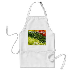 Tablier Maman mord la Cuisine, blanc