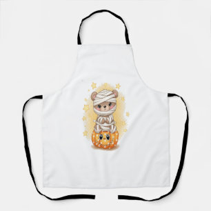 Tablier Maman Ourson Mignon Halloween