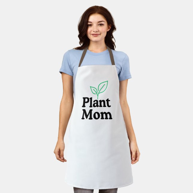 Tablier Maman plante (Porté)