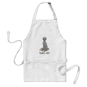 Tablier Mama's Boy Weimaraner (gris 1) jouets chien maman