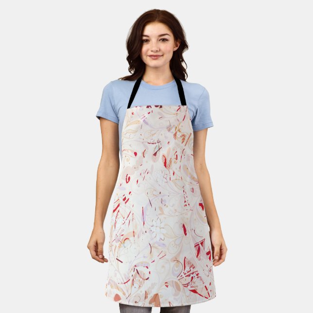 Tablier Mandala Abstrait 7 (Porté)