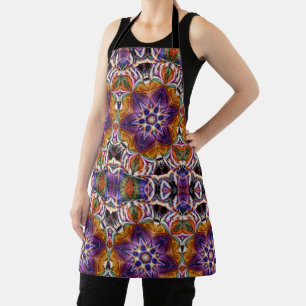 Tablier Mandala Rosette Retro Hippie Boho Chic Bohème