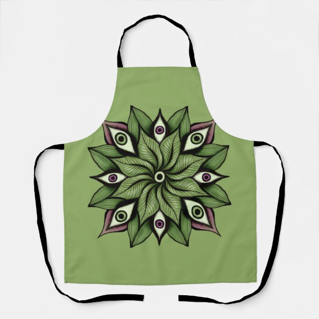 Tablier Mandala - Trippy Floral Patal (Recto)