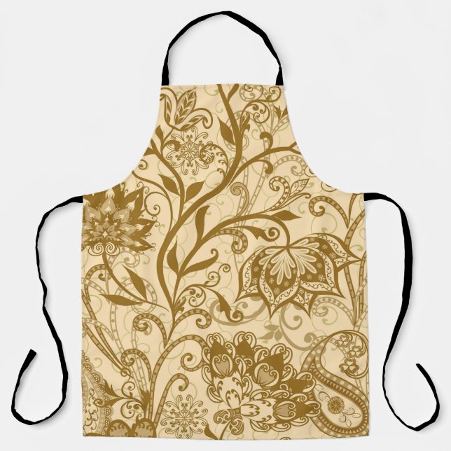 Tablier Mandalas ethniques : Motif de style indien (Recto)