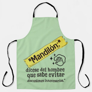TABLIER MANDILON DISECE DE HOMBRE QUE SABE EVITAR PROBLEME