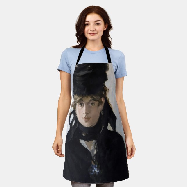 Tablier Manet - Berthe Morisot with a bouquet of violets (Porté)