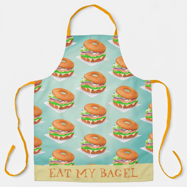 Tablier Mange Mon Bagel Apron (Recto)