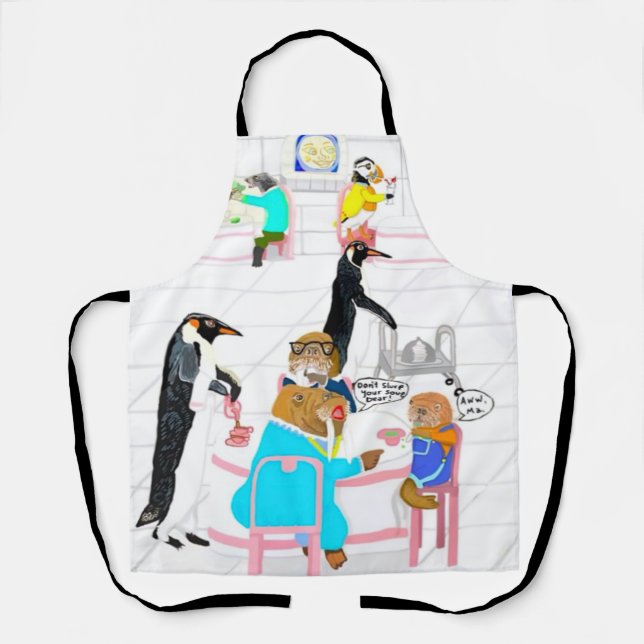Tablier Manger dehors (Recto)