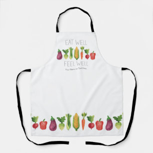 Tablier Manger Sain Se Sentir Bien Légumes Biologiques Aqu