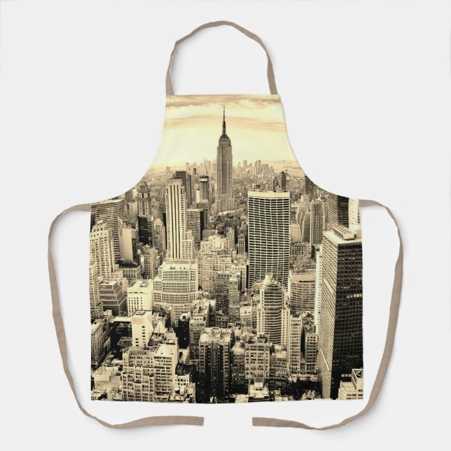 Tablier Manhattan, New York (panorama)    Apron (Recto)