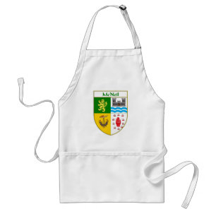 Tablier Manteau de McNeil des bras/de crête de famille