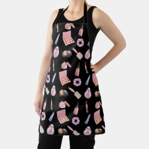 Tablier Maquillage Cosmétique Beauté Motif Cosmetologie