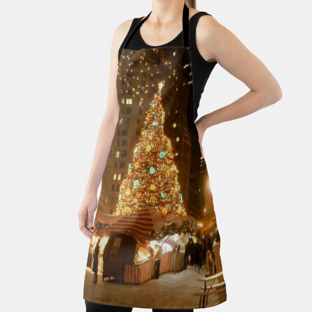 Tablier Marché de Noël - 21 décembre 2005 à Chicago (Insitu)