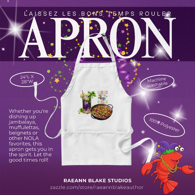 Tablier Mardi Gras Apron (Créateur téléchargé)
