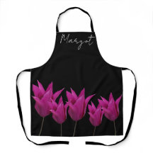 Margot personnalisable nom pourpre tulip floral bo