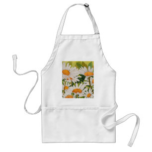 Tablier Marguerites blanches