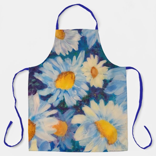 Tablier Marguerites folles d'Alaska (Recto)