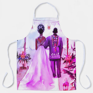 Tablier Mariage afro-américain