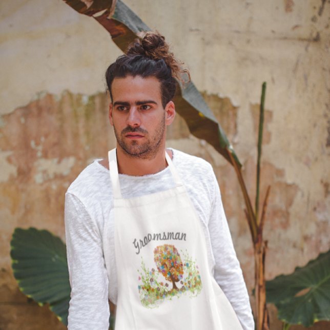 Tablier Mariage de la branche côté forêt enchantée (Créateur téléchargé)