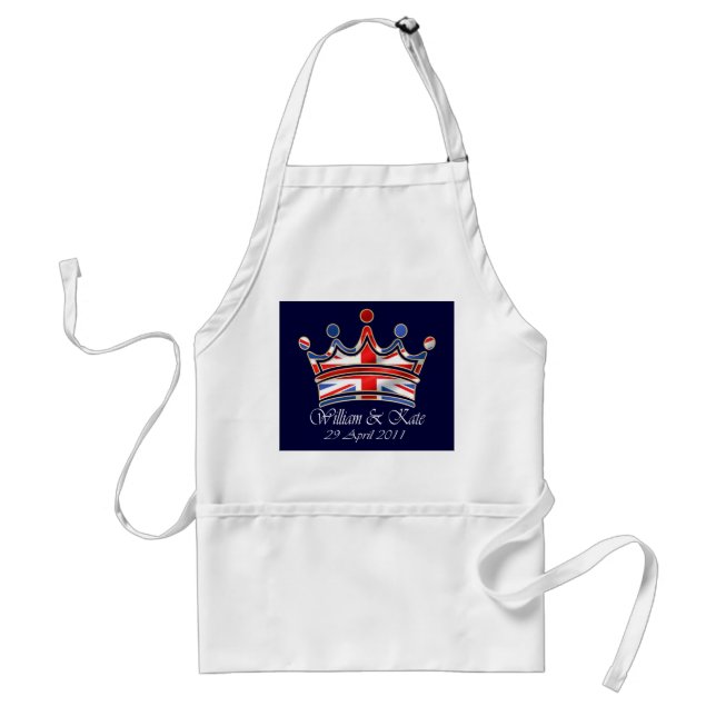 Tablier Mariage de William et de Kate (Devant)