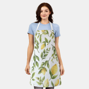 Tablier Mariage Sorrento Méditerranéen au Citron Jaune