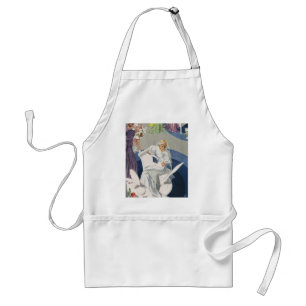 Tablier Mariage Vintage, Mariée Art Déco Moderne Du Milieu