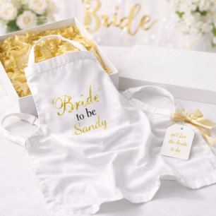 Tablier Mariée pour être Fête des mariées idée cadeau