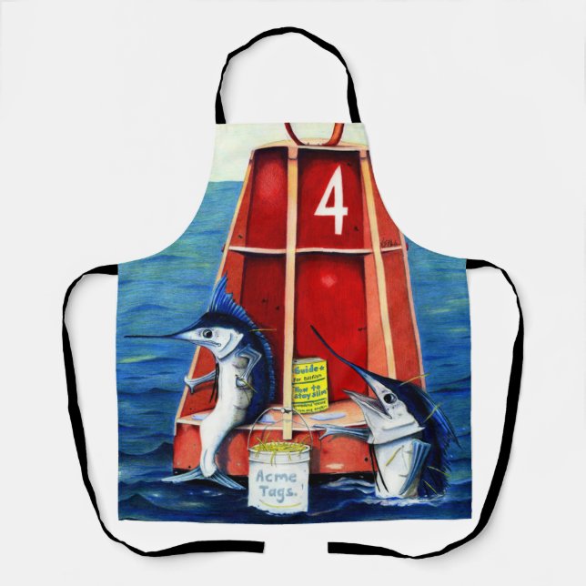 Tablier Marlins au Buoy (Recto)