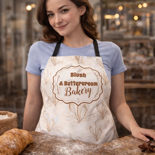 Tablier Marque de la boulangerie des pâtes élégantes (Créateur téléchargé)