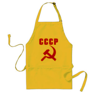 Tablier marteau et faucille de l'URSS de cccp