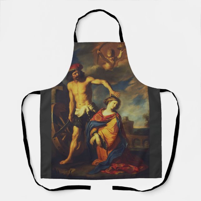 Tablier Martyre de Sainte Catherine Collection de Beaux-Ar (Recto)