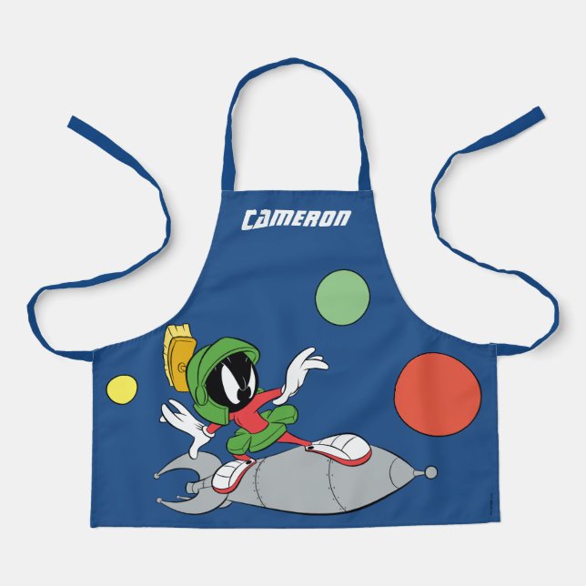 Tablier MARVIN MARTIAN™ Riding Rocket (Recto)