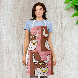 Tablier Mascotte en fer avec anneau de nez