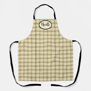 Tablier Masculine Tan Plaid