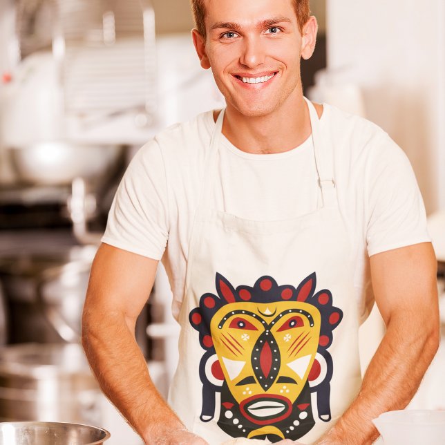 Tablier Masque tribal Kuba (Créateur téléchargé)