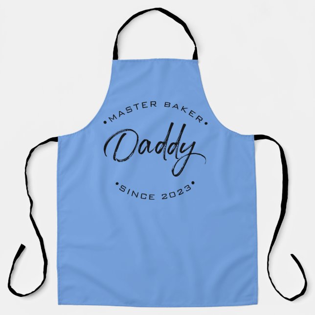 Tablier MASTER Baker Daddy Depuis Année Personnalisée (Recto)
