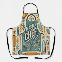 Master Chef Apron Design : Vibrant Kitchen Art