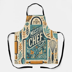 Tablier Master Chef Apron Design : Vibrant Kitchen Art