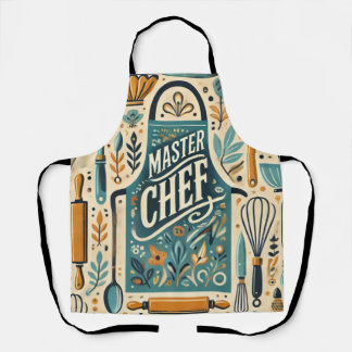 Tablier Master Chef Apron Design : Vibrant Kitchen Art